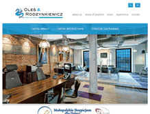 Tablet Screenshot of oles.com.pl